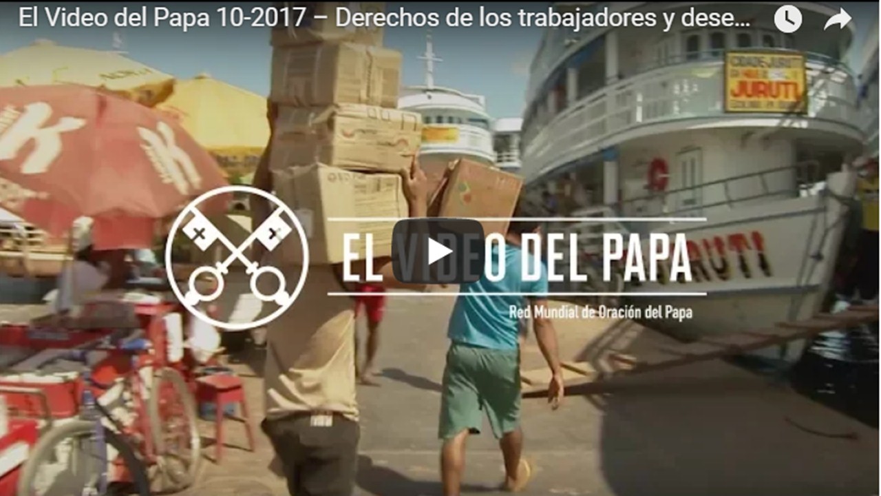 Intenciones del Papa para el mes de octubre de 2017